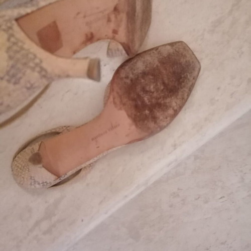 Martinez Valero sandals like new, size 40/41, beige and grey