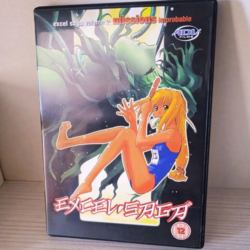 Anime DVD Excel Saga Vol.1-2 used with subtitles