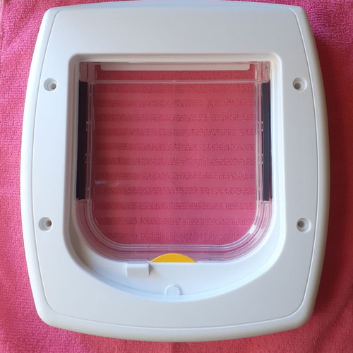 Plastic Pet Door with Entry Control, New