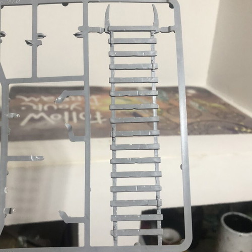 Uruk Hai Siege ladders on sprue Warhammer Lord of the Rings