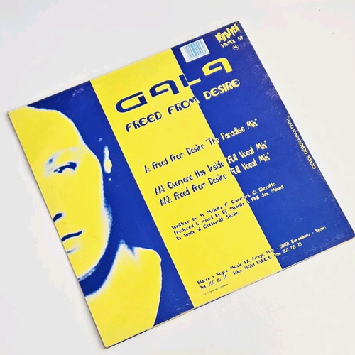 GALA Freed From Desire 12" maxi single vinyl like new