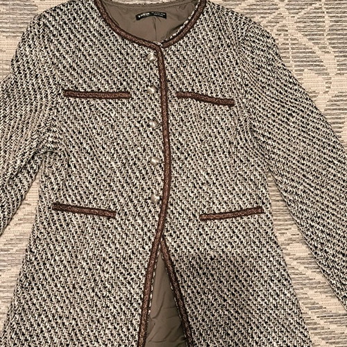 Shein women's special suit with skirt like new, beige and brown