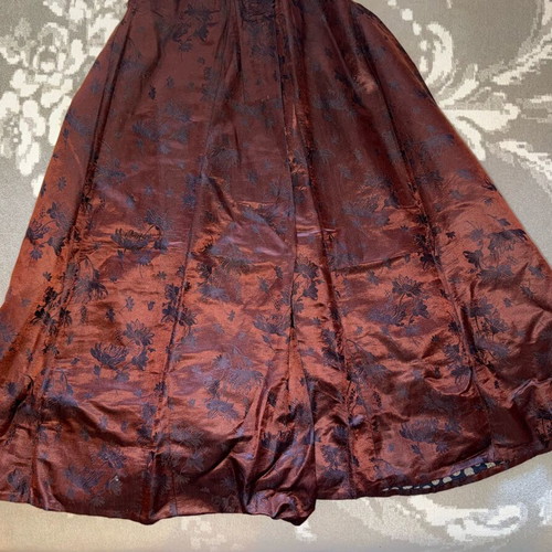 Traditional Soufli kaftani used from atlas fabric and apron early 1900s