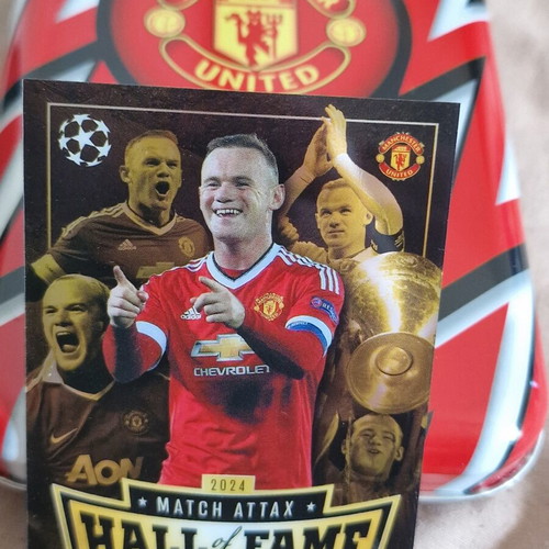 Match Attax Hall of Fame Wayne Rooney card new, Topps 2024 25