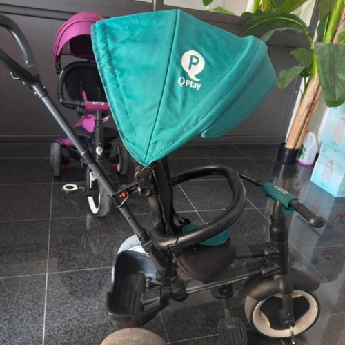Qplay toddler tricycle used for 10 months to 3 years