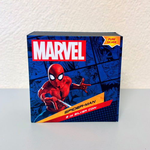 Spiderman Marvel Classic Superheroes 3 Oz Silver .999 Coin New