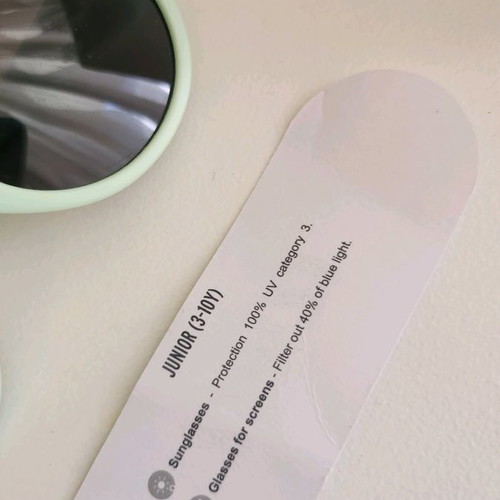 IZIPIZI baby sunglasses used, mint color