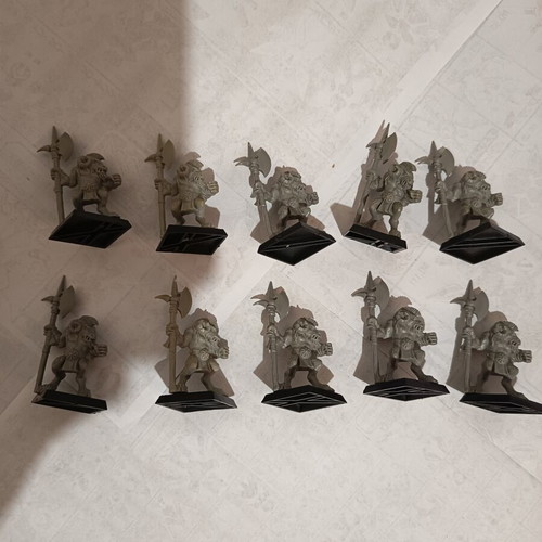 Oldhammer Chaos Beastmen Gors figures pack of 10 new