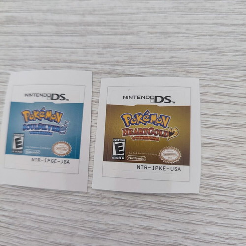 Αυτοκόλλητα SoulSilver Heartgold USA Pokémon DS καινούργια