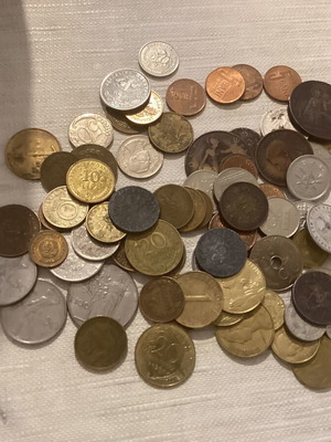 Νομίσματα μεταχειρισμένα, πακέτο 74, διάφορα
