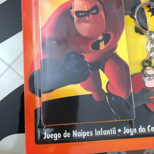 The Incredibles Disney school set new with pencil, eraser, sharpener, ruler, notebook, keychain and kids game