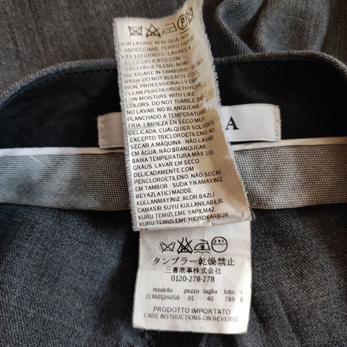 Marella Wool Trousers grey, like new, size 34
