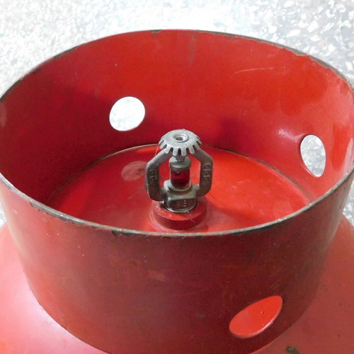 Ceiling fire extinguisher 12 kg used, dry powder