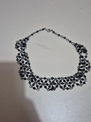 Goth black necklace