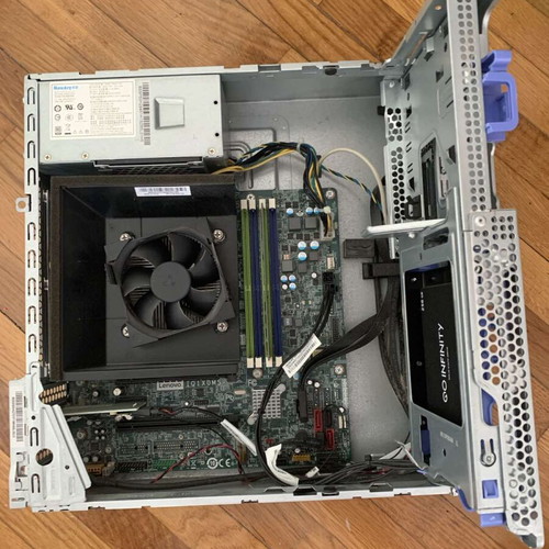 Desktop computer Lenovo 13AOD08 with Dell monitor like new, 8GB RAM, 238GB SSD