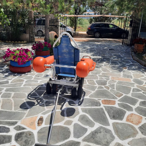 Beach wheelchair like new for people with disabilities