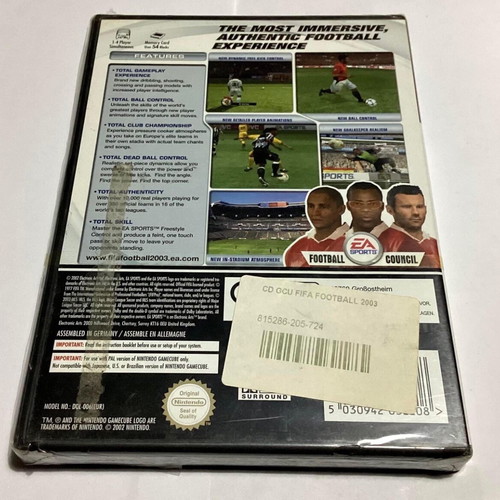 Nintendo GameCube FIFA Football 2003 factory sealed new