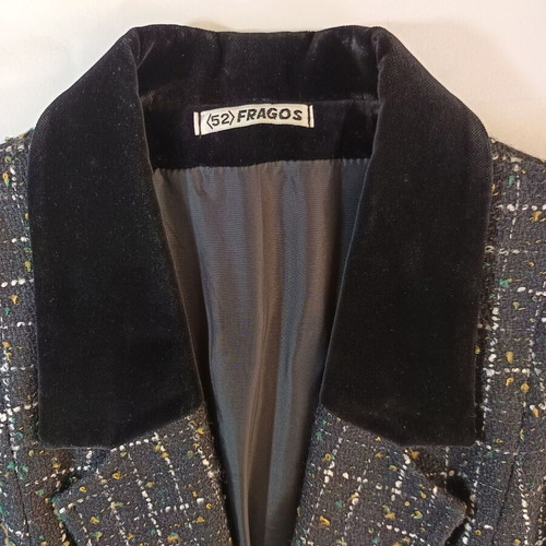 Vintage Fragos plaid suit set with skirt like new