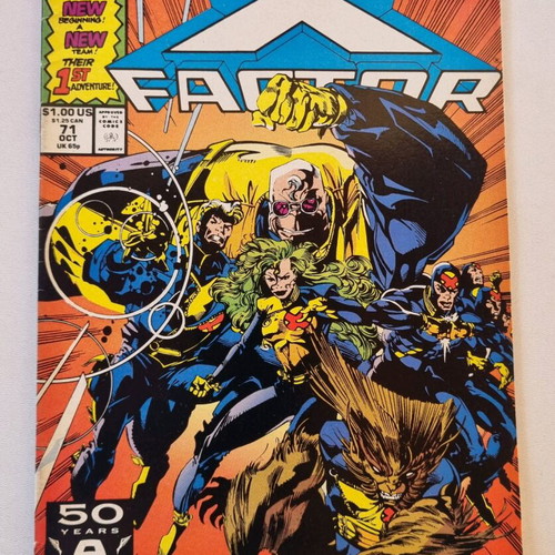 X-Factor #71 Marvel used, first new team appearance