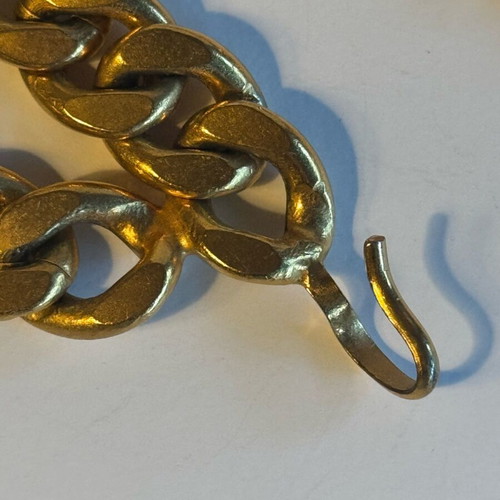 Chanel vintage gold chain belt used, size 90