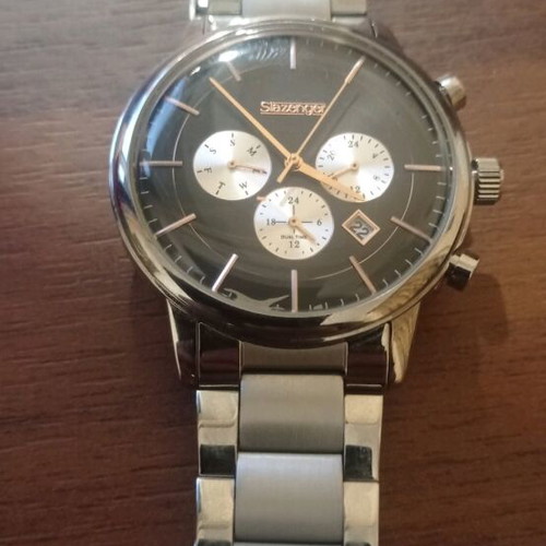 Slazenger SL.9.6151.2.02 wristwatch like new, silver