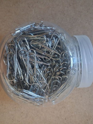 Metal paper clips new