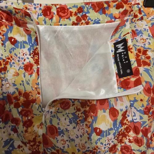 MtsPoint women's top and skirt set, multicolored