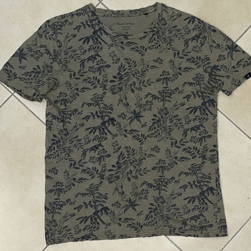 Marc O’Polo T-shirt with khaki floral print, size M