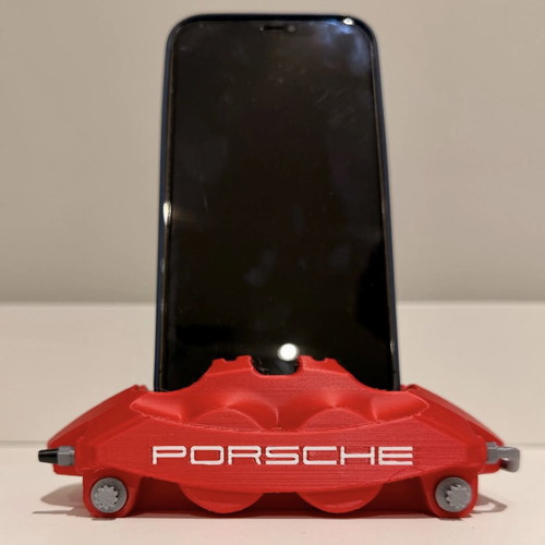 Porsche BrakeDock 3D Phone Stand new, brake caliper design
