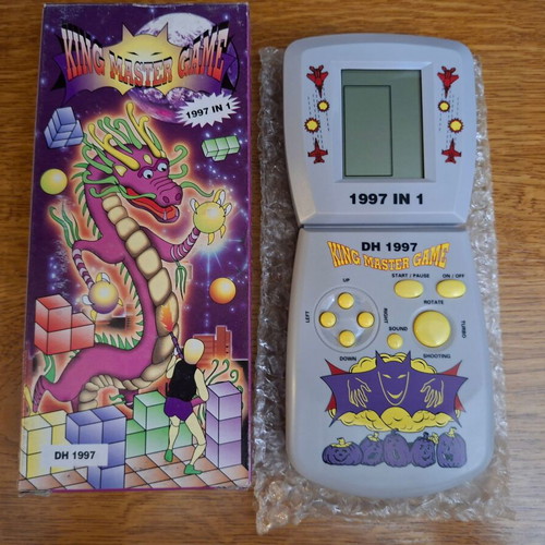 King Master Game DH 1997 handheld console with 1997 games, new