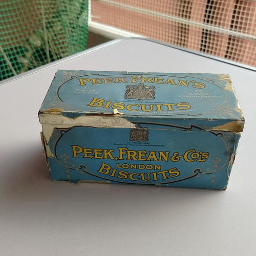 Peek Frean's Biscuits Vintage Metal Biscuit Tin Used