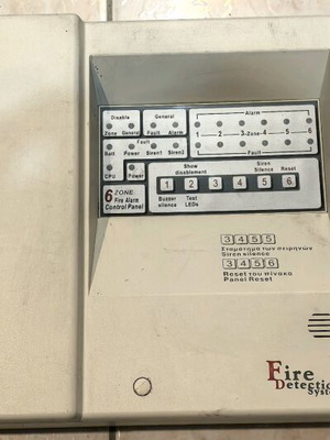 Olympia Electronics BS-636 Fire Detection Panel used, 6 zones
