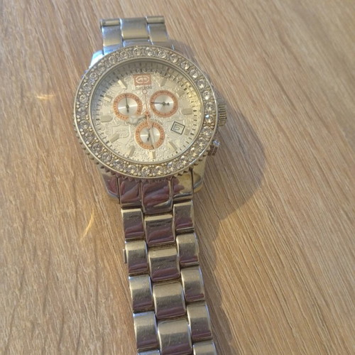 Marc Ecko women's watch like new, stainless steel with zirconia