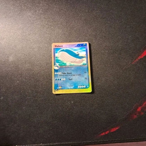 Wailord Pokemon Card like new, shiny