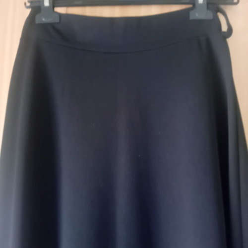 Two black skirts like new, size S 36 8, different waist styles