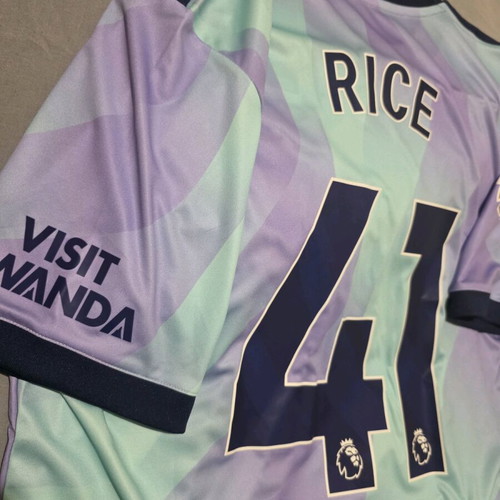 Rice Arsenal jersey authentic new, size Large