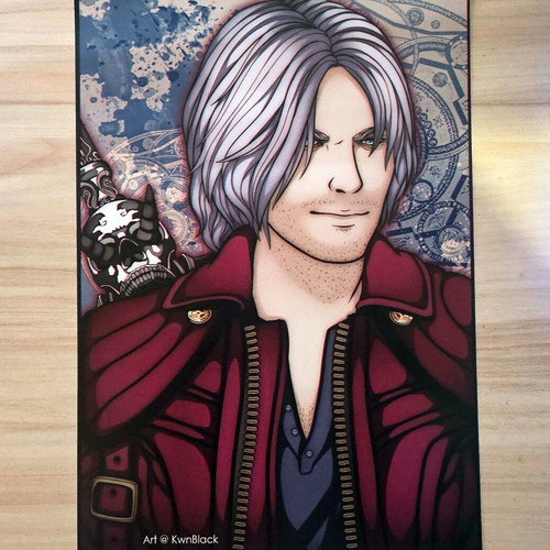 Devil May Cry 5 - Dante - Handmade Poster