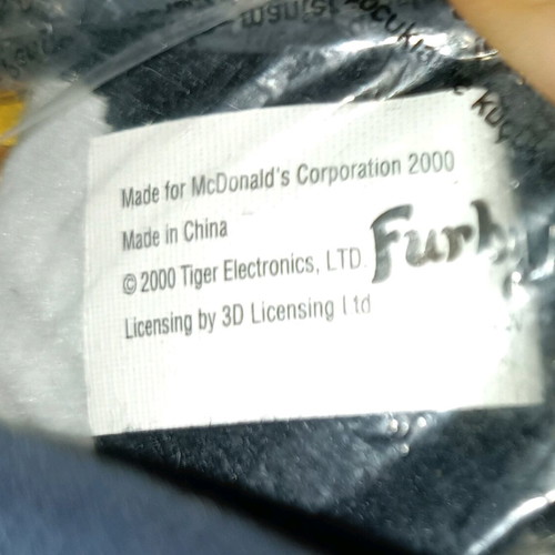 Furby McDonald's 2000 new, set of 3 pieces