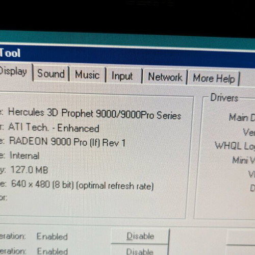 Hercules 3D Prophet 9000 Pro AGP 128MB used graphics card