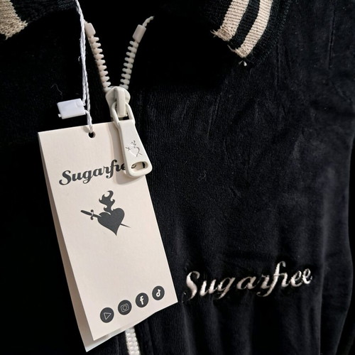 Sugarfree velvet dress size S new with tag black