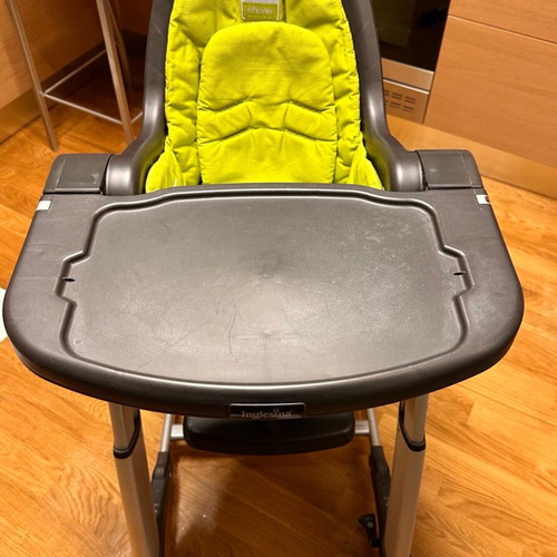 Inglesina high chair used, foldable with 3-position recline