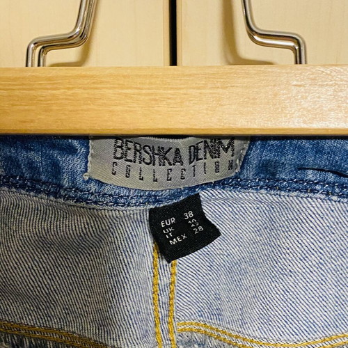 Bershka Denim Shorts like new, size M 38 10, blue