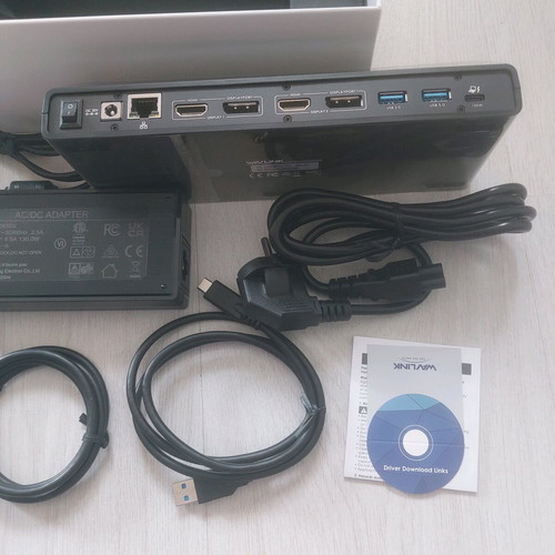 Wavlink WL-UG69PD2 Pro Docking Station new with Dual 4K 60Hz and 100W PD
