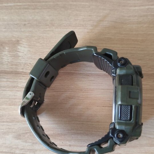 Casio G-Shock G-7900-3 digital watch used, green, shock resistant