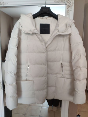 Elena Miro women's jacket new, white with hood