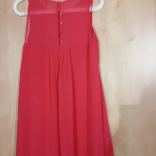 Batida women's dress coral medium with 3D flowers, new