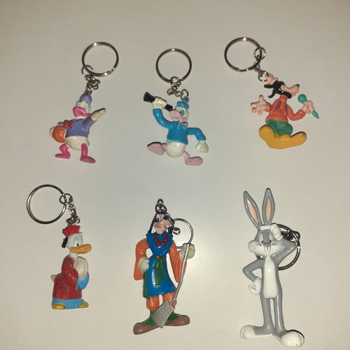 Disney character keychains, set