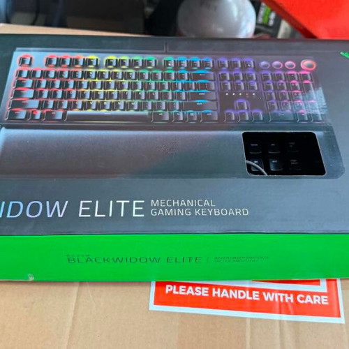 Razer BlackWidow Elite mechanical gaming keyboard used, without wrist rest