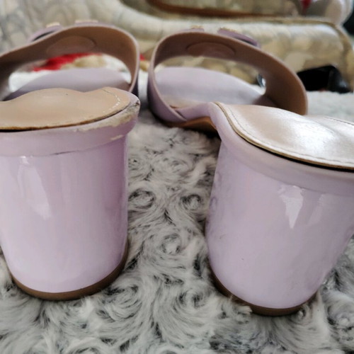 Purple mules used, size 40