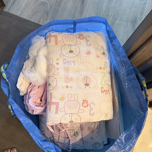 Newborn girl nursery bedding and essentials set